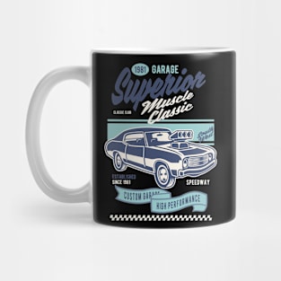 Muscle Car Classic, Vintage Retro Classic Mug